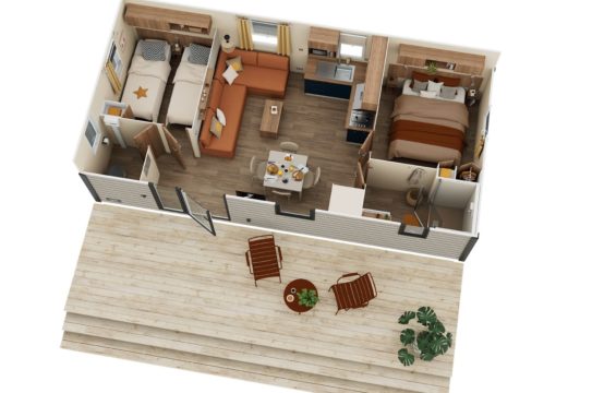 Azalée 2026 &#8211; 2 chambres 1 sdb